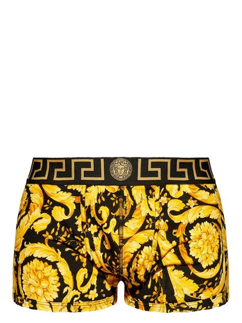 versace boxers uk|Versace barocco print underwear.